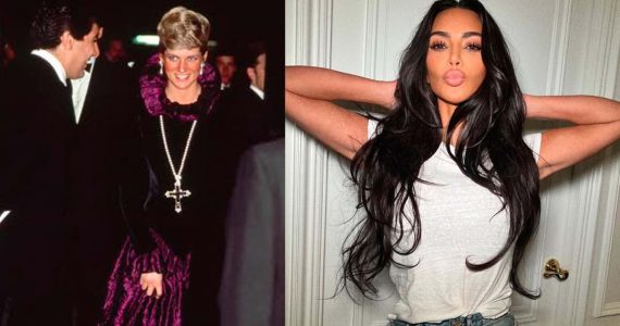 Por qué la joya favorita de Lady Di terminó en manos de Kim Kardashian