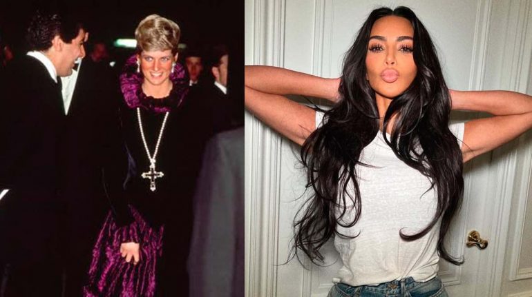 Por qué la joya favorita de Lady Di terminó en manos de Kim Kardashian