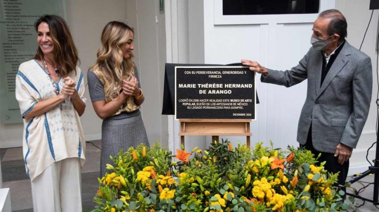 El MAP rinde caluroso homenaje a Marie Thérèse Hermand de Arango