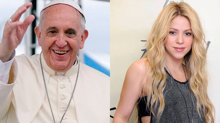 Papa Francisco habría enviado una indirecta a Shakira
