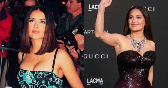 Así ha cambiado Salma Hayek a través de los años (FOTOS)